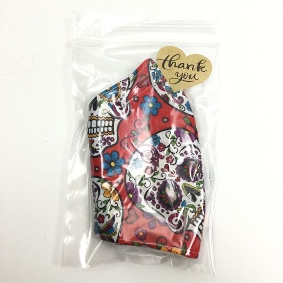 ‎2/$15 - Skeleton Mask, Face Mask, Red Sugar Skulls, Filti Filter - Picture 7 of 15